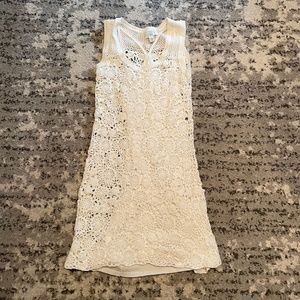 Calypso St. Barth for Target Womens Crochet Dress White Size Extra Small LL19LL